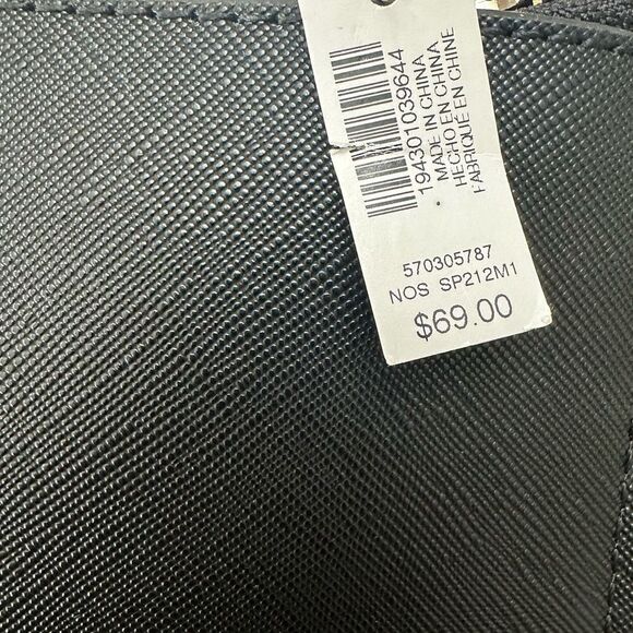 White House Black Market Floral Studded Wristlet Clutch Bag Black Pink Large - Picture 4 of 6